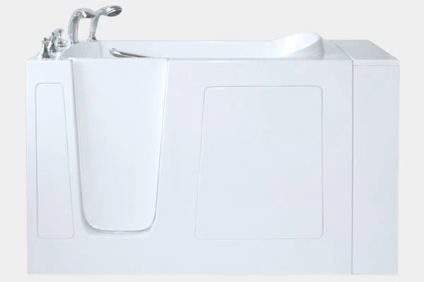 avora bath walk in left hand soaker tub 53x26x36