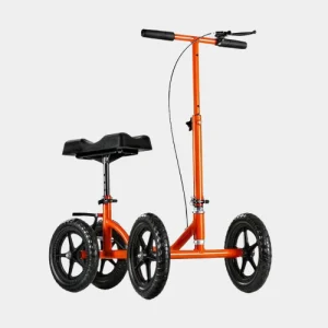 super handy gut148 aluminum height adjustable knee walker