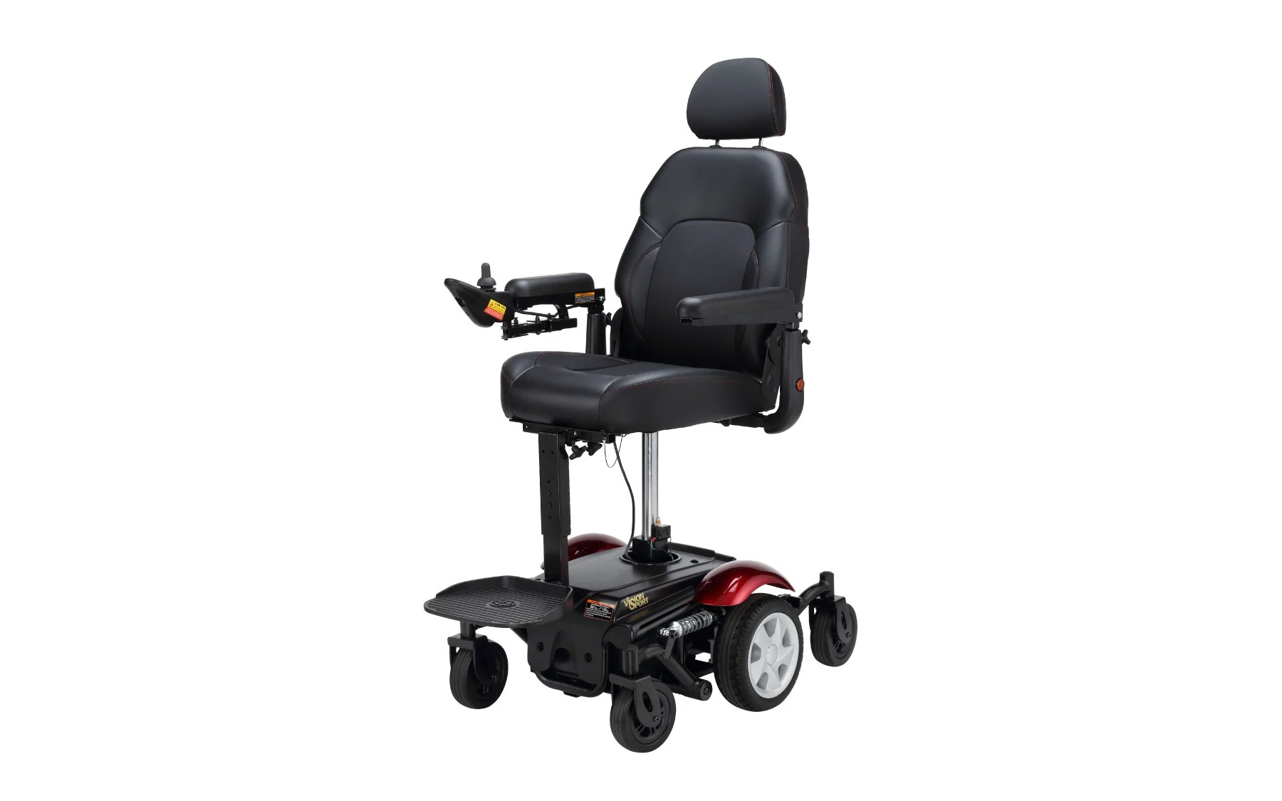 merits mid wheel drive vision sport lift p326d power wheelchair