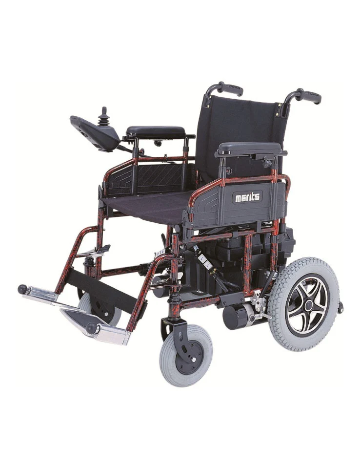 folding merits travel ease p101 adjustable height power wheelchair 300 lbs folding merits travel ease p101 adjustable height power wheelchair 300 lbs