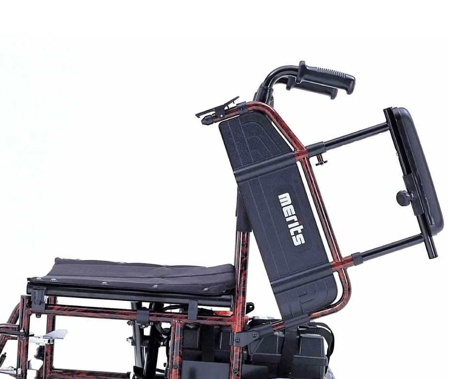 folding merits travel ease p101 adjustable height power wheelchair 300 lbs folding merits travel ease p101 adjustable height power wheelchair 300 lbs